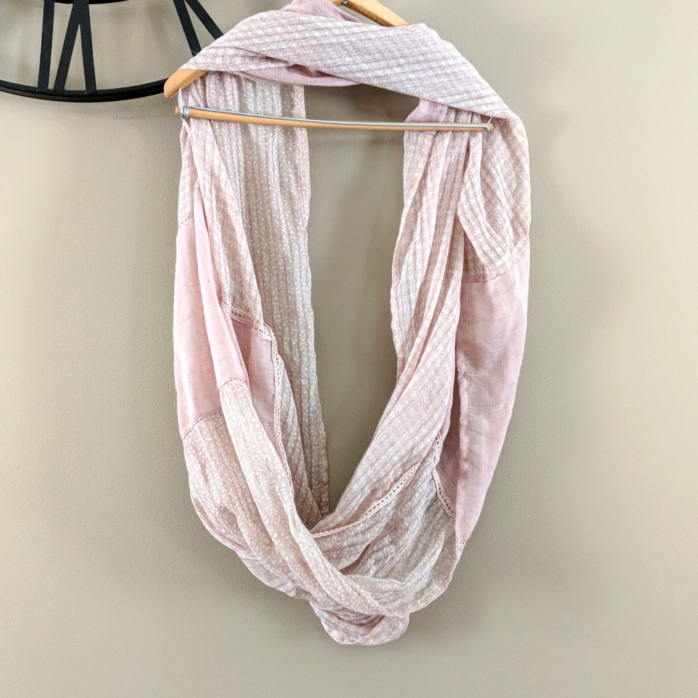 Light pink Maurices infinity scarf